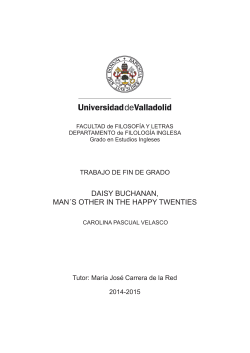 daisy buchanan, man&acute;s other in the happy twenties