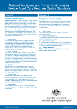Flexible aged care program standards v14_0