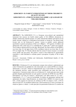 Estudo de valida&ccedil;&atilde;o da Escala de Felicidade Subjectiva