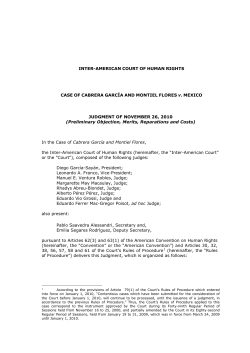 Cabrera García and Montiel Flores v. Mexico