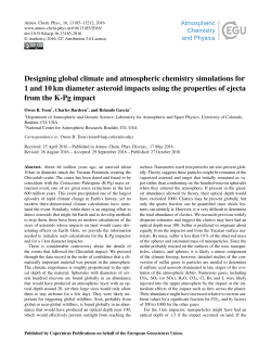 Designing global climate and atmospheric chemistry simulations for