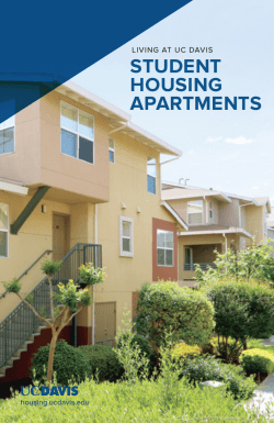 2017 Living at UC Davis Apartments