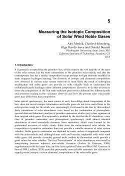 Measuring the Isotopic Composition of Solar Wind Noble Gases