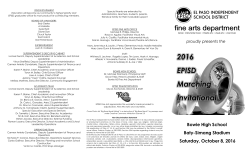 2016 EPISD Marching Invitational