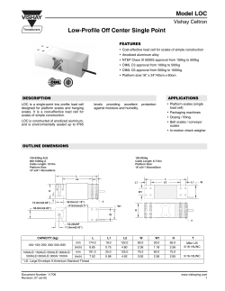 Model LOC Low-Profile Off Center Single Point