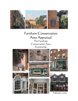 Farnham Conservation Area Appraisal SPD February 2005