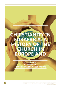 Christianity in Eurafrica reviewed by François