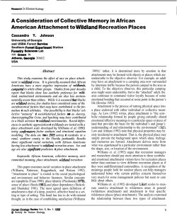 A Consideration of Collective Memory in African American