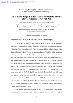 Supplementary Information - Royal Society of Chemistry