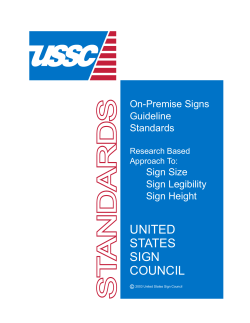 On-Premise Signs Best Practices Standards