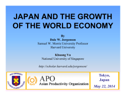 japan and the growth of the world economy