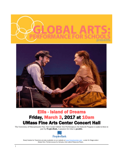 Ellis, Island of Dreams - UMass Amherst Fine Arts Center