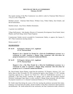 Minutes - Village of Libertyville