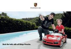 Deck the halls with all things Porsche.