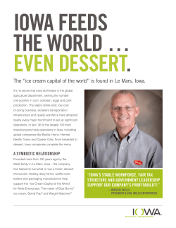 The &ldquo;ice cream capital of the world&rdquo; is found in Le Mars, Iowa.