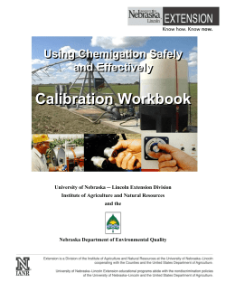Chemigation Workbook 2008