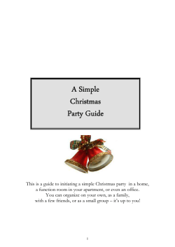 Simple Party Guide
