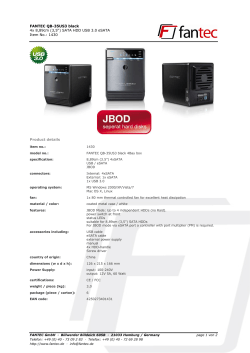 FANTEC QB-35US3 black 4x 8,89cm (3,5&ldquo;) SATA HDD USB 3.0