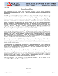 Seaming Irons and Tapes PDF