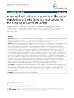 Autosomal and uniparental portraits of the native populations of