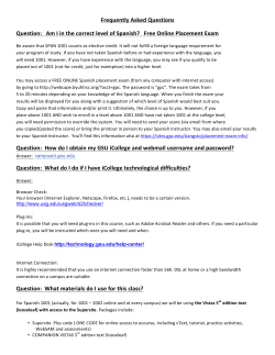 Frequently Asked Questions Question: Am I in the correct level of