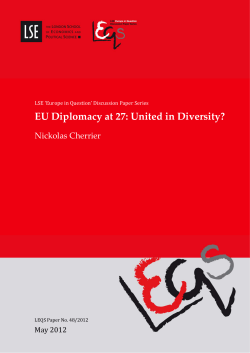EU Diplomacy at 27: United in Diversity?
