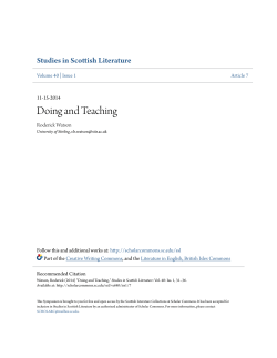 Doing and Teaching