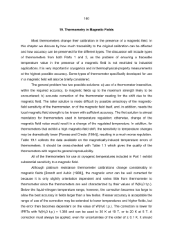 160 19. Thermometry in Magnetic Fields Most thermometers change
