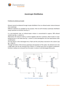 Azeotropic Distillation