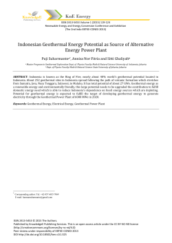International Journal of Renewable Energy Development
