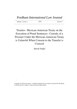 Mexican-American Treaty on the Execution of Penal