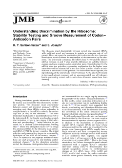 Journal of molecular biology 328 (1)