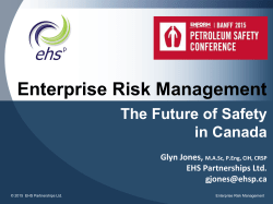 Enterprise Risk Management