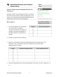 Student Activity PDF - TI Education