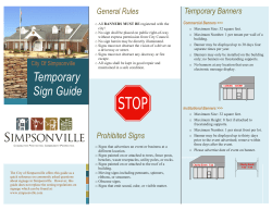 Guide - City of Simpsonville