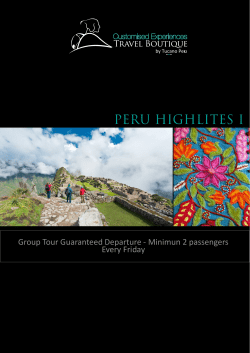 itinerary