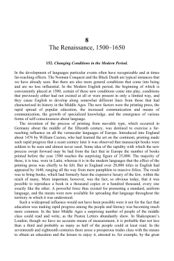 8 The Renaissance, 1500&ndash;1650