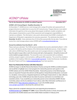 ACEND&reg; UPdate - eatright Pro