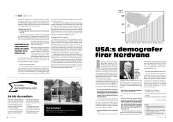 USA:s demografer i nerdvana