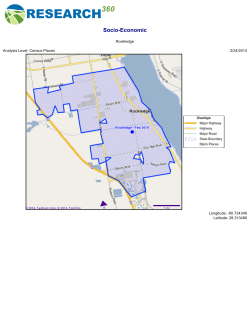 City of Rockledge Socio