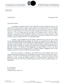 I am delighted co-operation between our two Organisations has