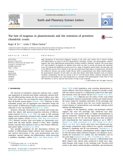 The fate of magmas in planetesimals and the retention of primitive
