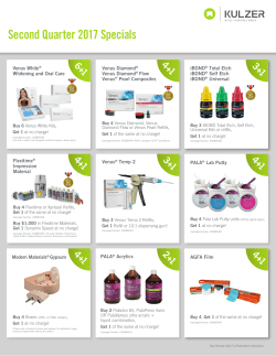 Heraeus Kulzer 2Q-2017 Specials
