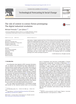 The digital industrial revolution - Graduate School of Economic and