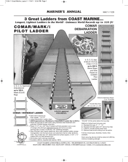 COMAR/MARK/I PILOT LADDER 3 Great Ladders from