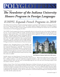 polyglot press - Indiana University Bloomington