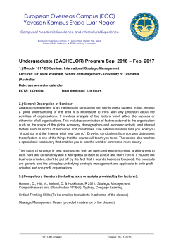 5_Strategic Management