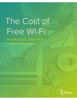 The Cost of Free Wi-Fi