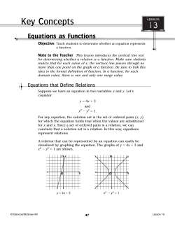 Pre-Algebra (c)2003 Key Concepts