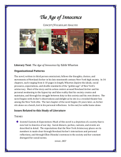 The Age of Innocence